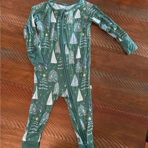 Little sleepies twinkling trees pajamas